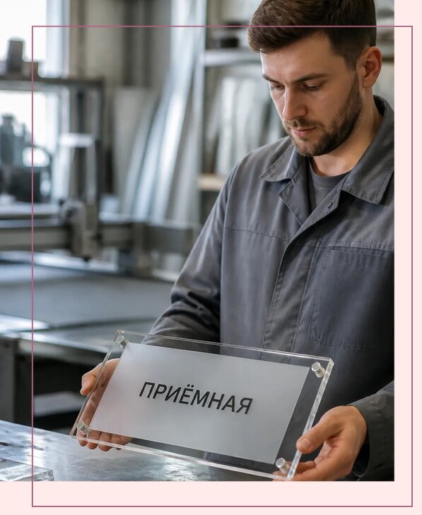 Таблички из оргстекла на заказ в Магнитогорске от 4035 р. | Аванза-Мгн