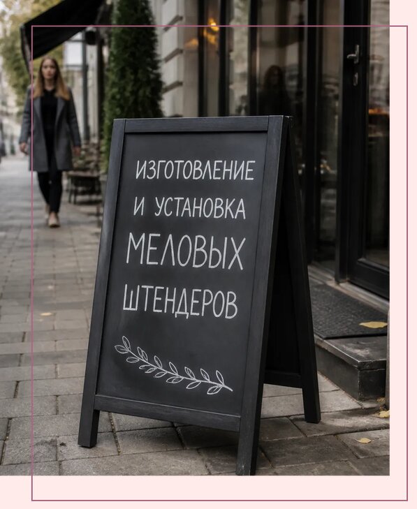Меловые штендеры в Магнитогорске по цене от 6724 р. | Аванза-Мгн